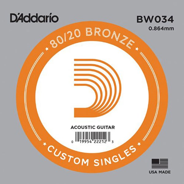 D'Addario BW034 80/20 Bronze Guitar Strings